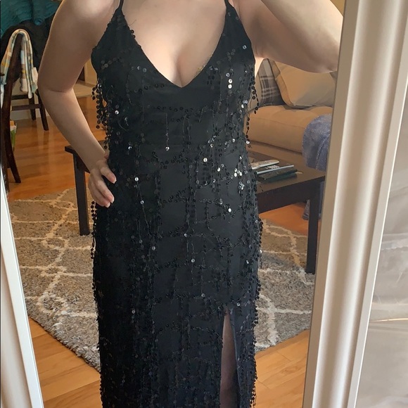 Beautiful Formal Black, Sequin Dress - Picture 3 of 6
